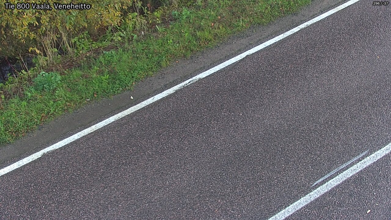 Weather Camera Image Road 800 Vaala, Veneheitto, Vaala, Pohjois-Pohjanmaa