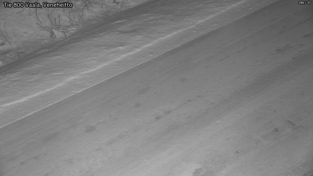 Weather Camera Image Väg 800 Vaala, Veneheitto, Vaala, Pohjois-Pohjanmaa