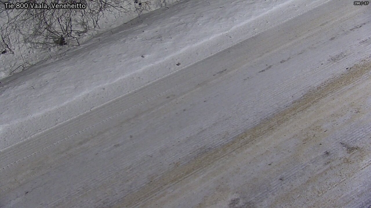 Weather Camera Image Väg 800 Vaala, Veneheitto, Vaala, Pohjois-Pohjanmaa