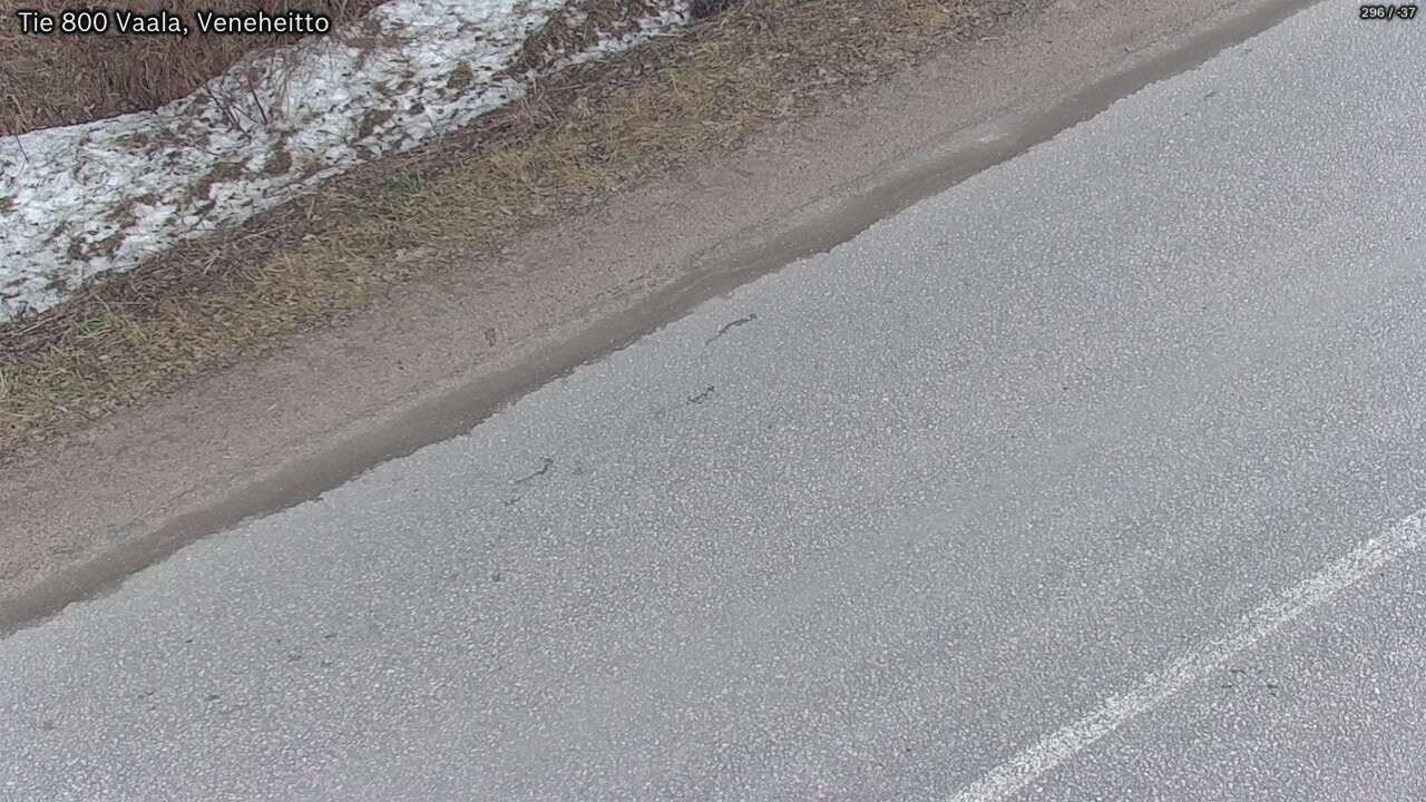 Weather Camera Image Väg 800 Vaala, Veneheitto, Vaala, Pohjois-Pohjanmaa