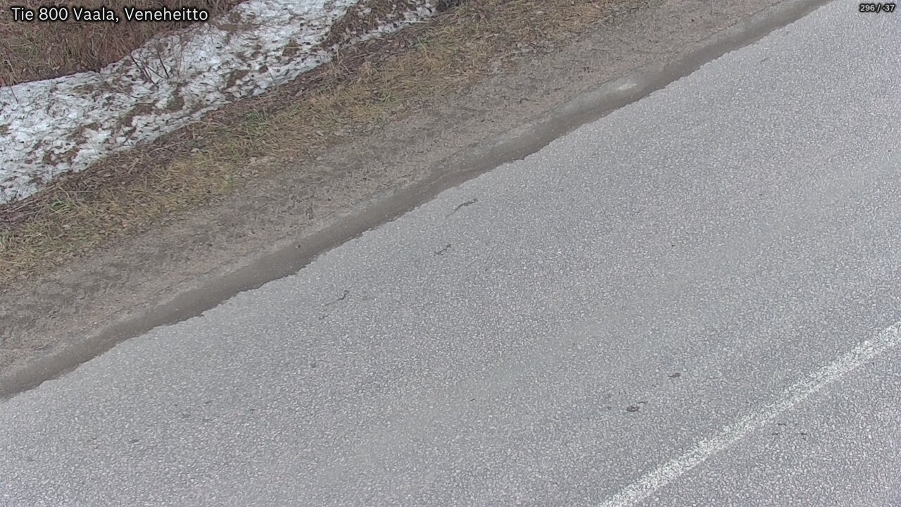 Weather Camera Image Väg 800 Vaala, Veneheitto, Vaala, Pohjois-Pohjanmaa