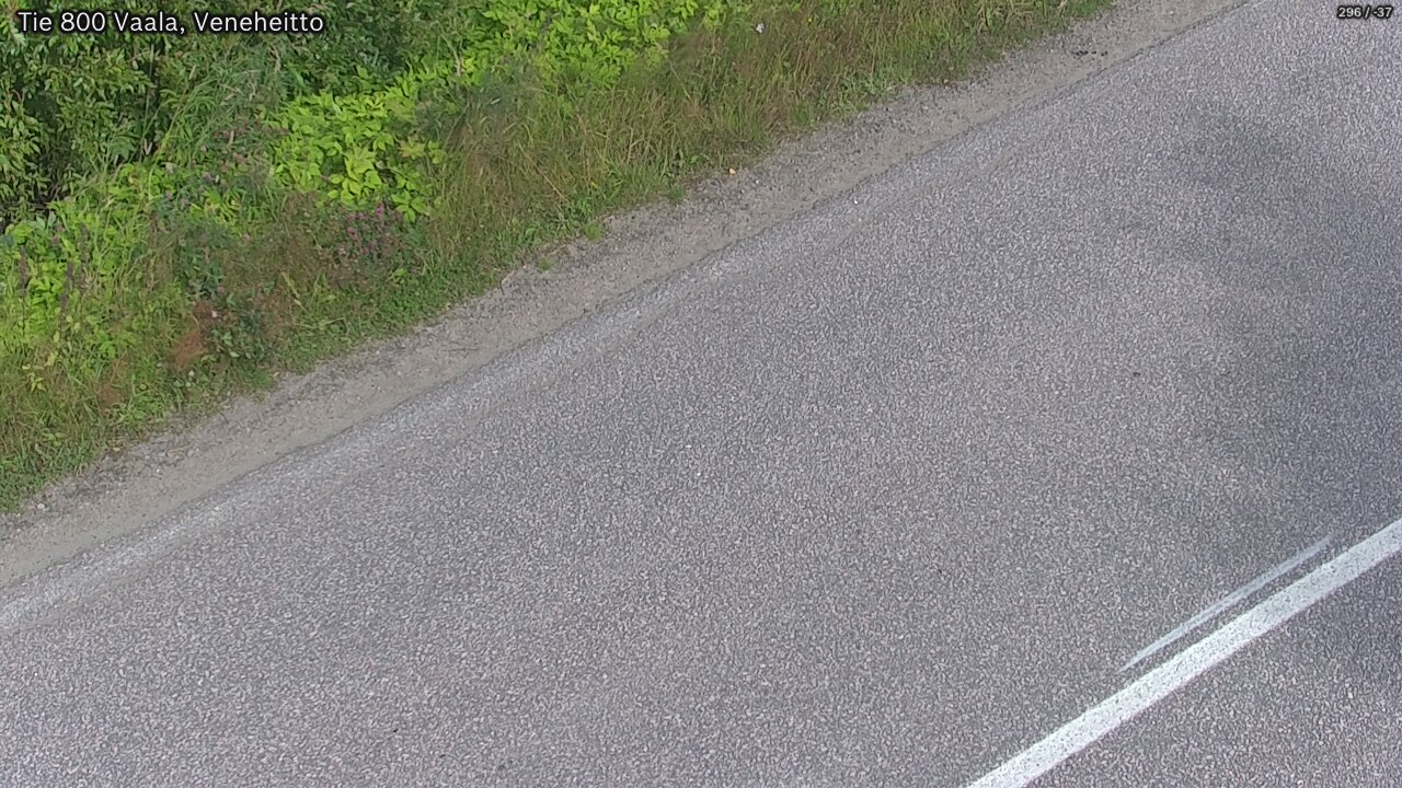 Weather Camera Image Road 800 Vaala, Veneheitto, Vaala, Pohjois-Pohjanmaa