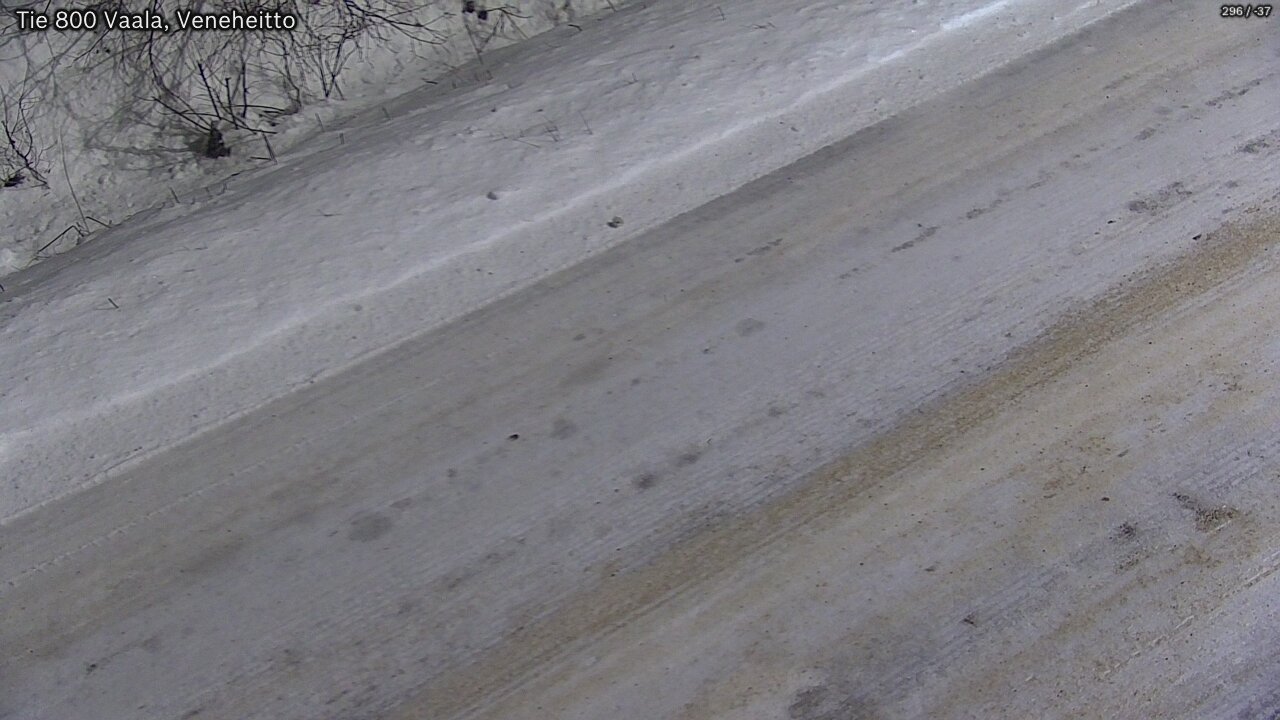 Weather Camera Image Väg 800 Vaala, Veneheitto, Vaala, Pohjois-Pohjanmaa