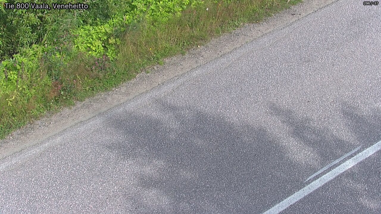 Weather Camera Image Road 800 Vaala, Veneheitto, Vaala, Pohjois-Pohjanmaa