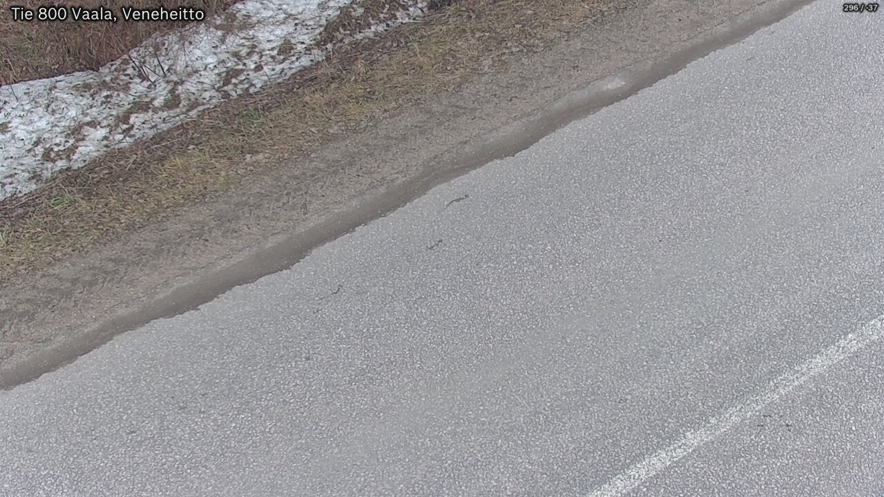 Weather Camera Image Väg 800 Vaala, Veneheitto, Vaala, Pohjois-Pohjanmaa