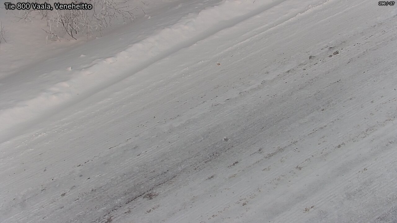 Weather Camera Image Road 800 Vaala, Veneheitto, Vaala, Pohjois-Pohjanmaa