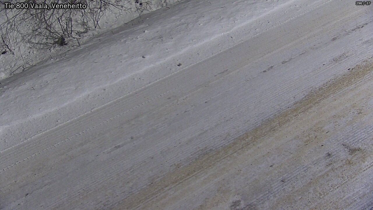 Weather Camera Image Väg 800 Vaala, Veneheitto, Vaala, Pohjois-Pohjanmaa