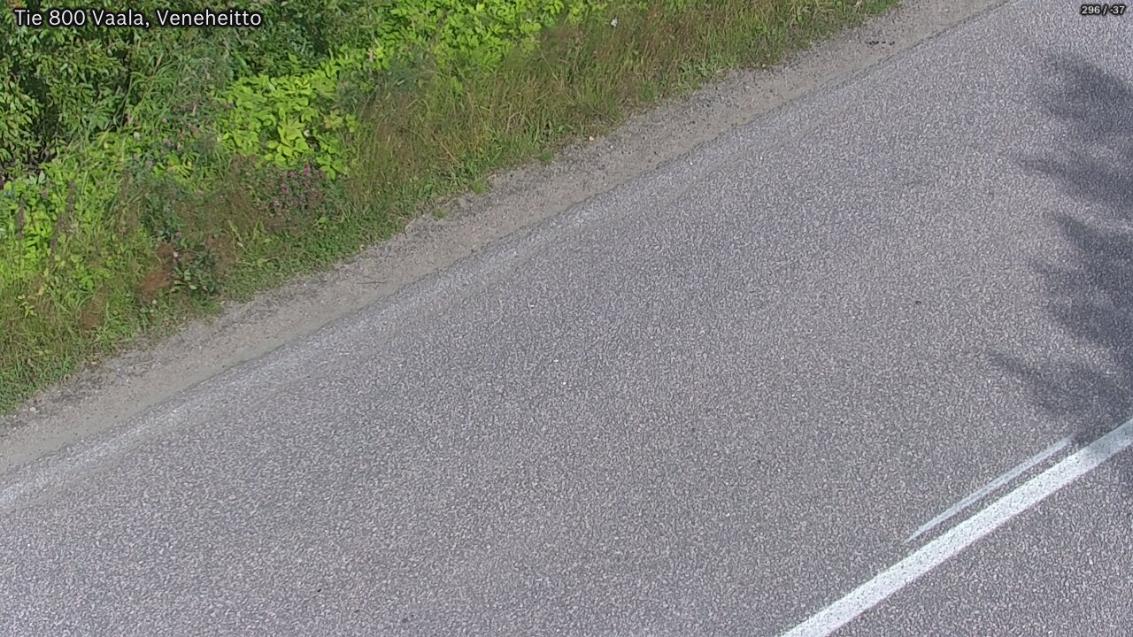 Weather Camera Image Road 800 Vaala, Veneheitto, Vaala, Pohjois-Pohjanmaa