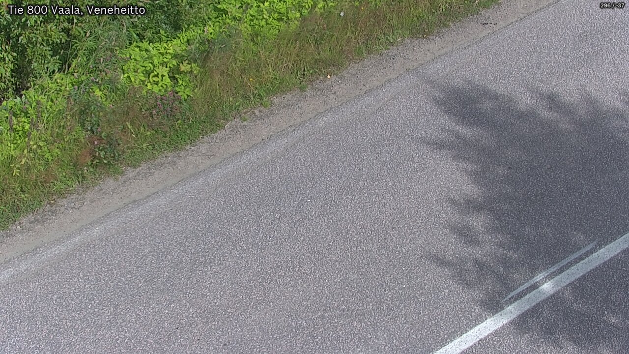 Weather Camera Image Road 800 Vaala, Veneheitto, Vaala, Pohjois-Pohjanmaa