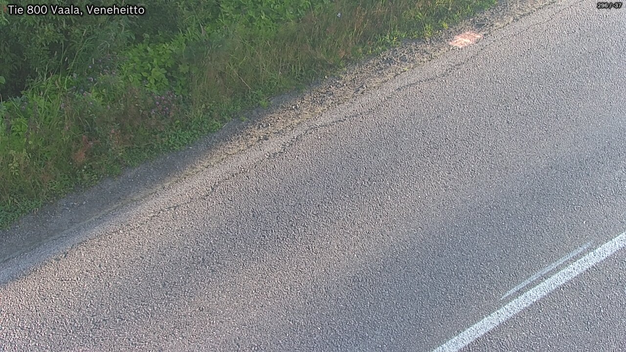 Weather Camera Image Väg 800 Vaala, Veneheitto, Vaala, Pohjois-Pohjanmaa