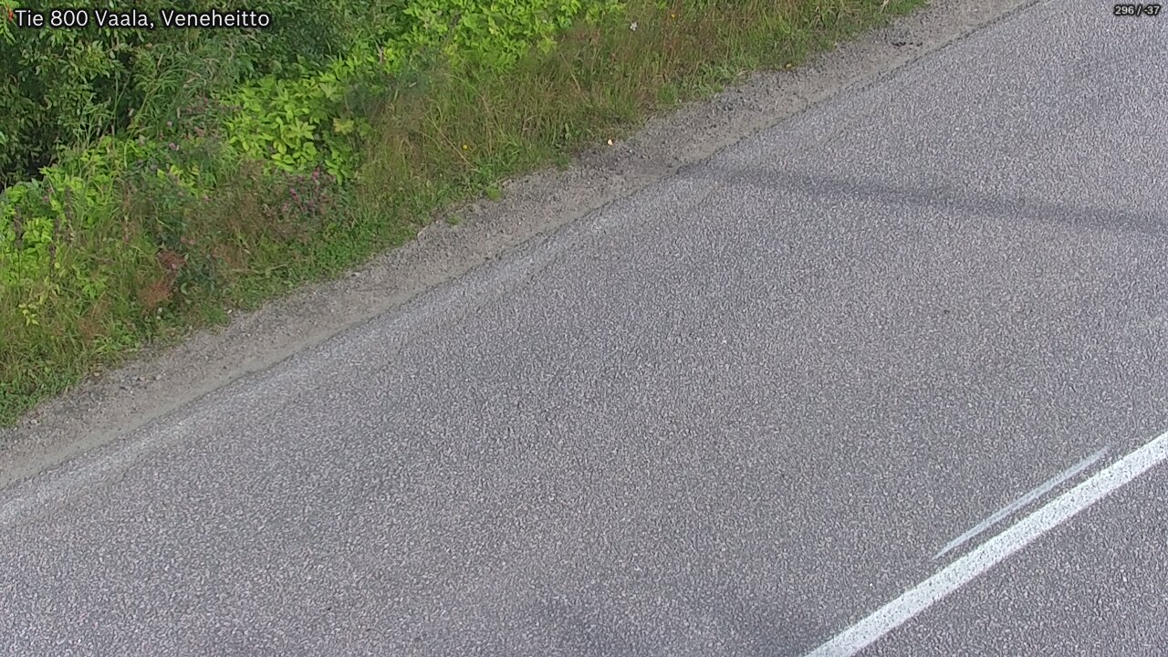 Weather Camera Image Väg 800 Vaala, Veneheitto, Vaala, Pohjois-Pohjanmaa