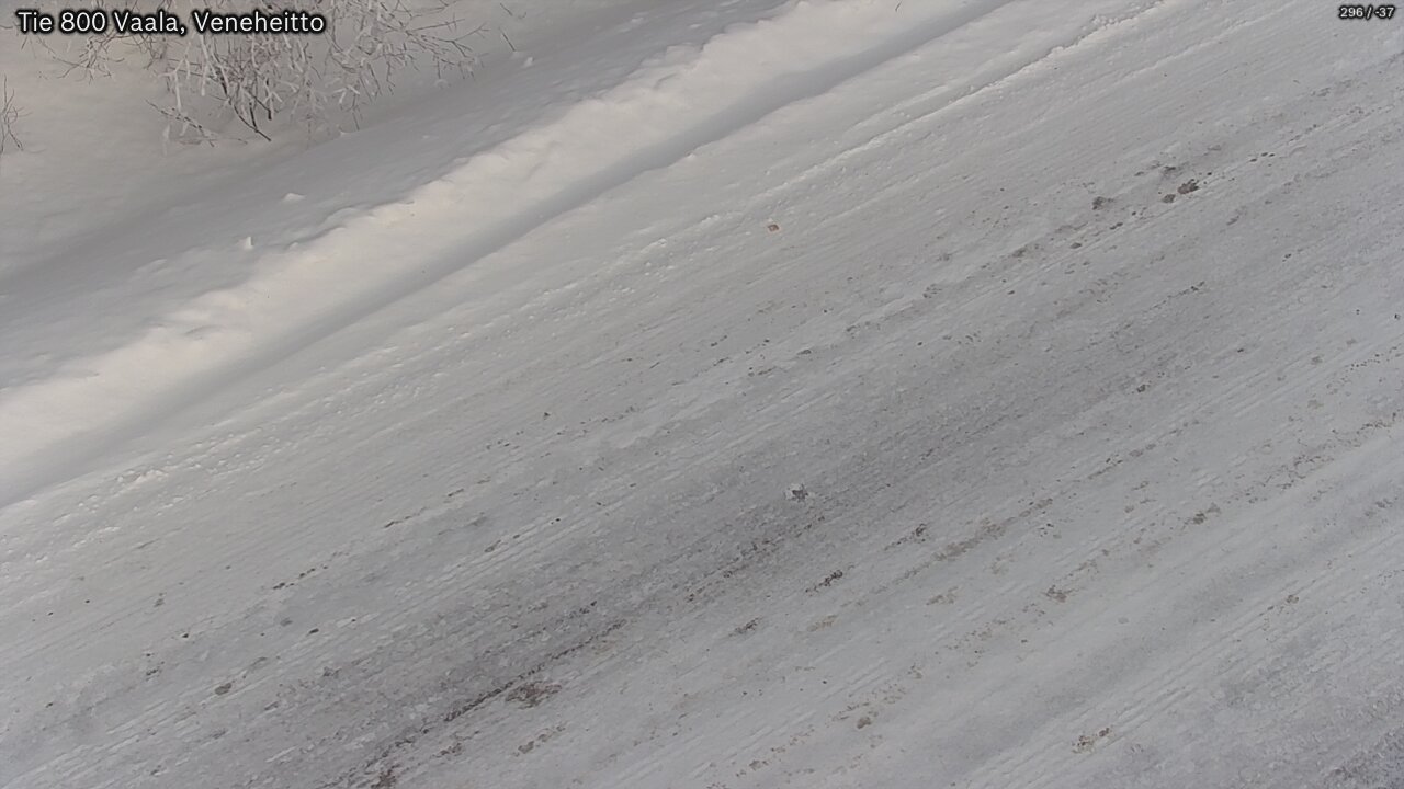 Weather Camera Image Road 800 Vaala, Veneheitto, Vaala, Pohjois-Pohjanmaa