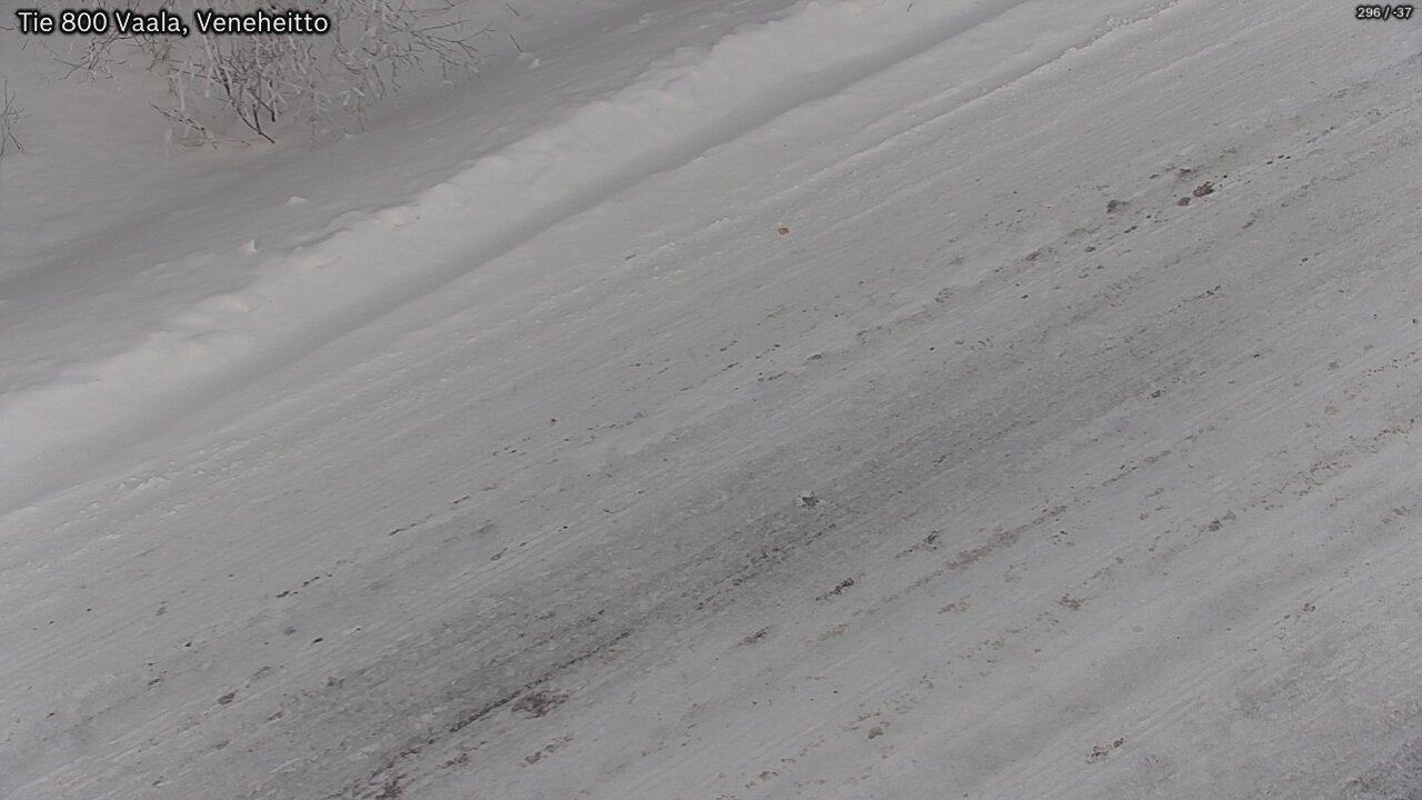 Weather Camera Image Road 800 Vaala, Veneheitto, Vaala, Pohjois-Pohjanmaa