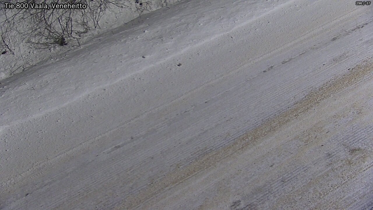 Weather Camera Image Väg 800 Vaala, Veneheitto, Vaala, Pohjois-Pohjanmaa