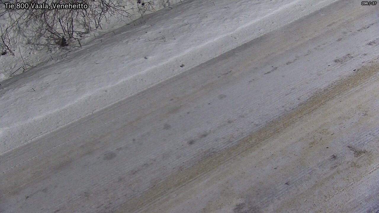 Weather Camera Image Väg 800 Vaala, Veneheitto, Vaala, Pohjois-Pohjanmaa