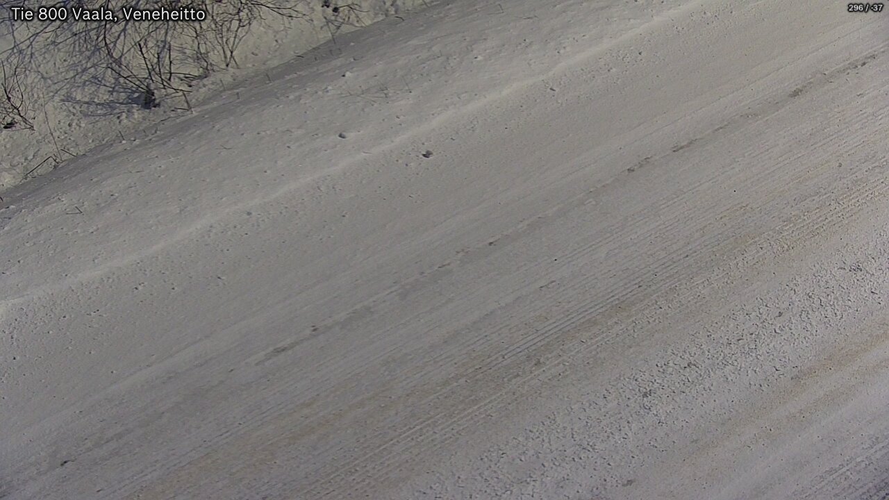 Weather Camera Image Väg 800 Vaala, Veneheitto, Vaala, Pohjois-Pohjanmaa