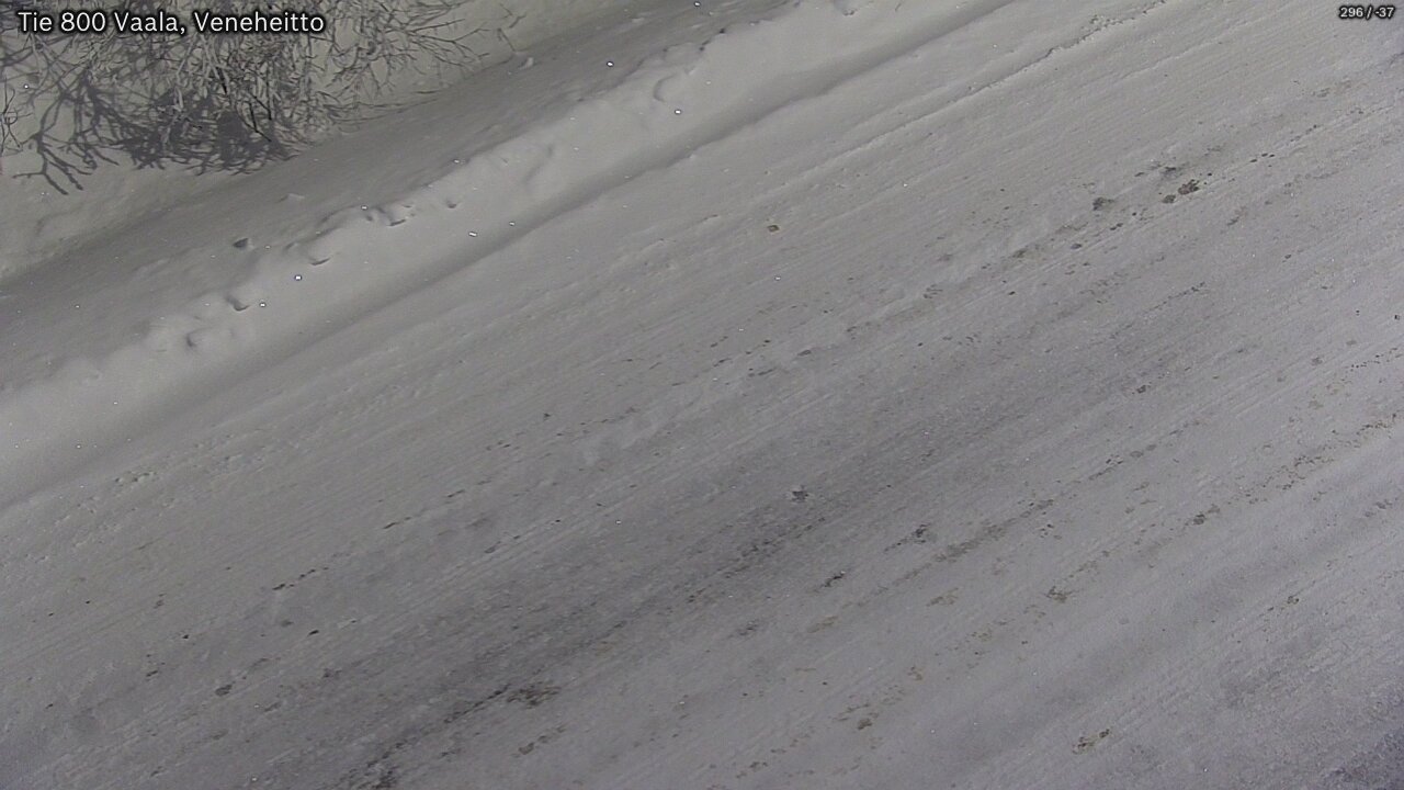 Weather Camera Image Road 800 Vaala, Veneheitto, Vaala, Pohjois-Pohjanmaa