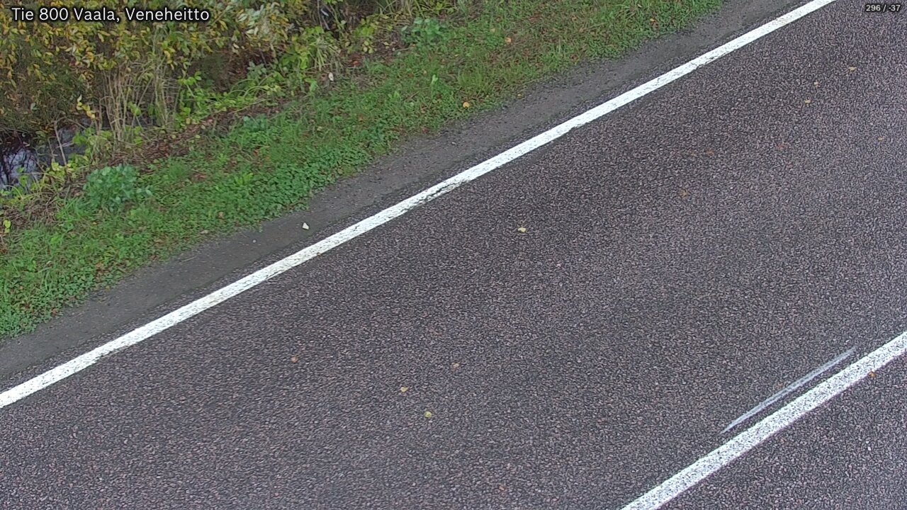 Weather Camera Image Road 800 Vaala, Veneheitto, Vaala, Pohjois-Pohjanmaa