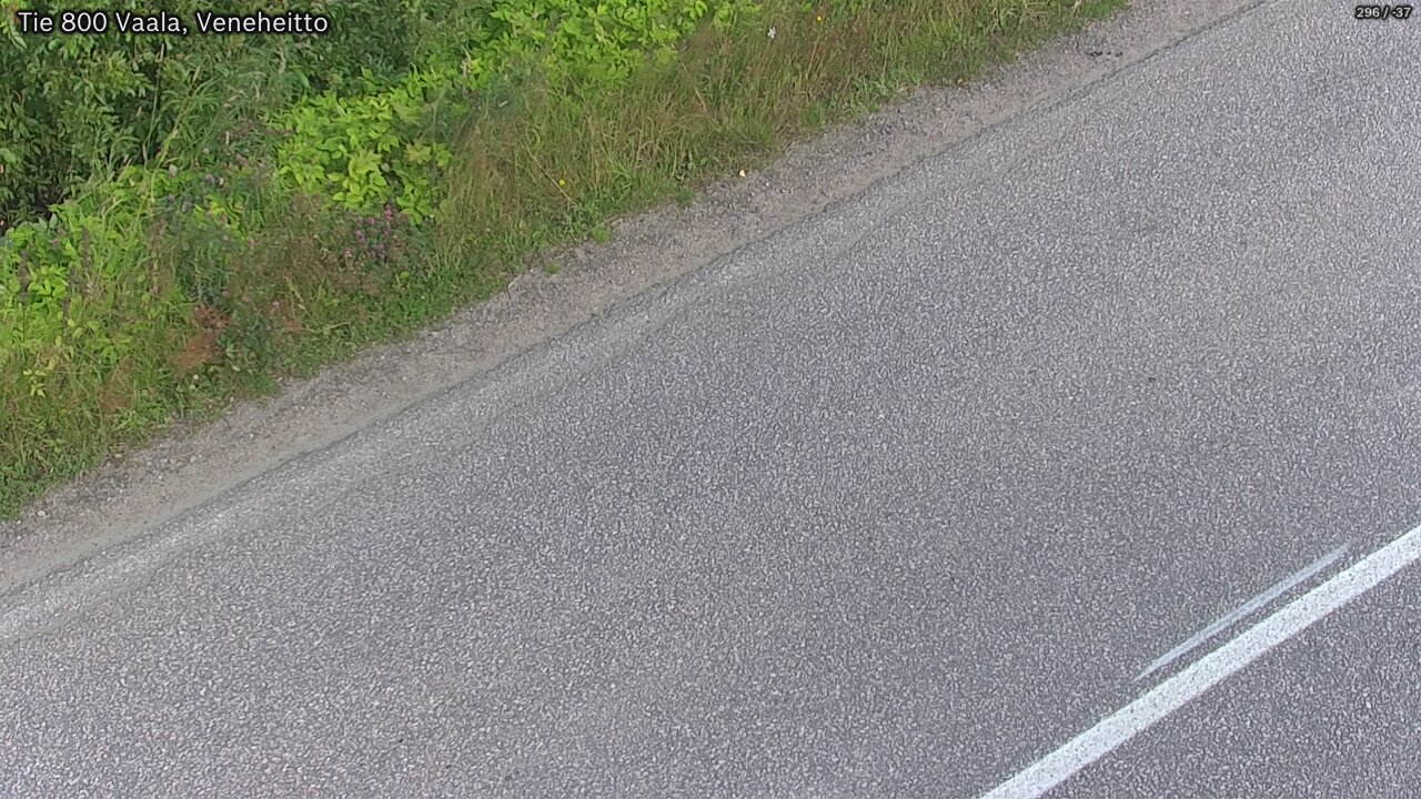 Weather Camera Image Road 800 Vaala, Veneheitto, Vaala, Pohjois-Pohjanmaa