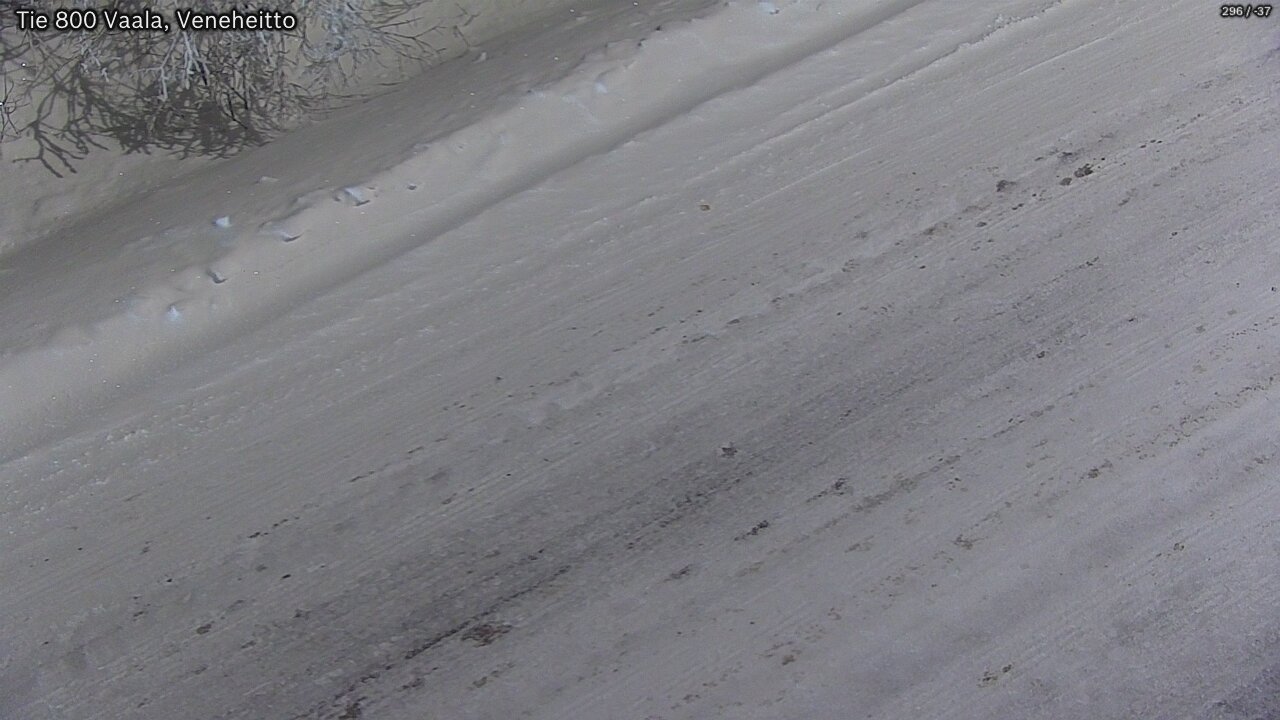 Weather Camera Image Road 800 Vaala, Veneheitto, Vaala, Pohjois-Pohjanmaa