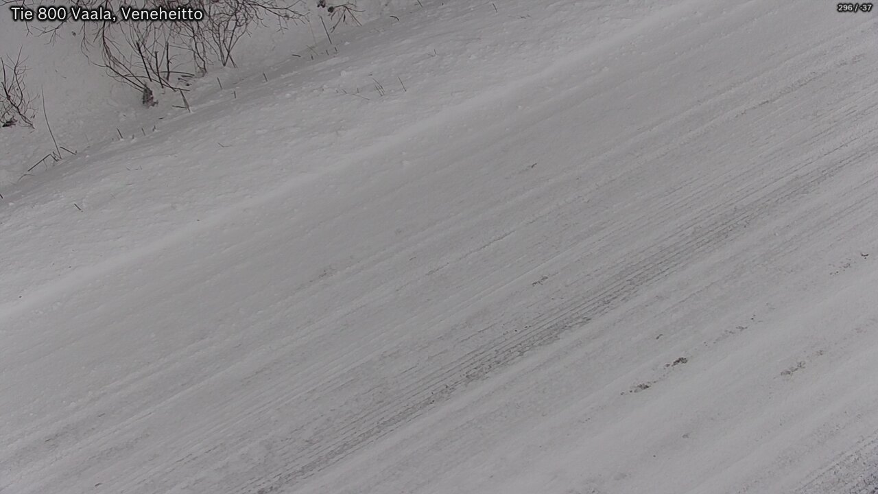 Weather Camera Image Väg 800 Vaala, Veneheitto, Vaala, Pohjois-Pohjanmaa