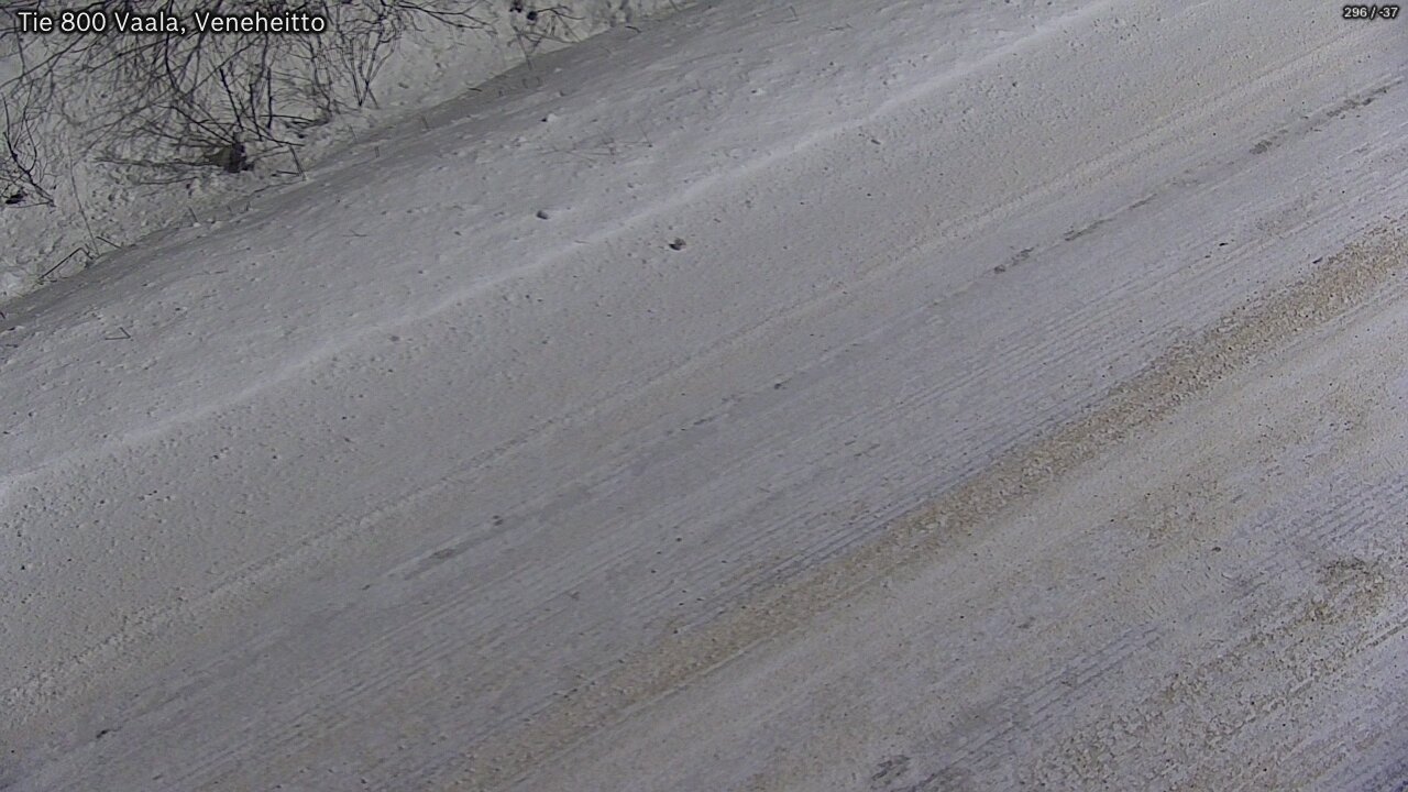 Weather Camera Image Väg 800 Vaala, Veneheitto, Vaala, Pohjois-Pohjanmaa