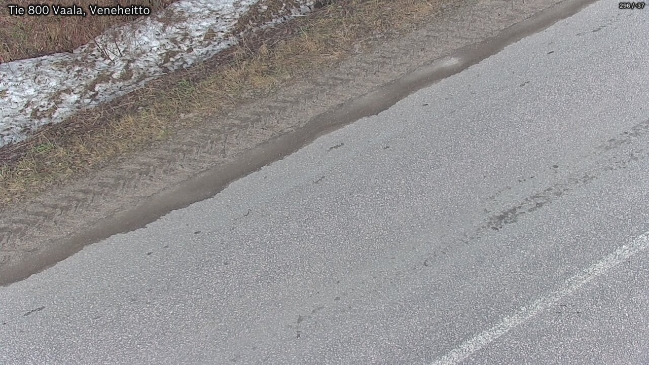 Weather Camera Image Väg 800 Vaala, Veneheitto, Vaala, Pohjois-Pohjanmaa