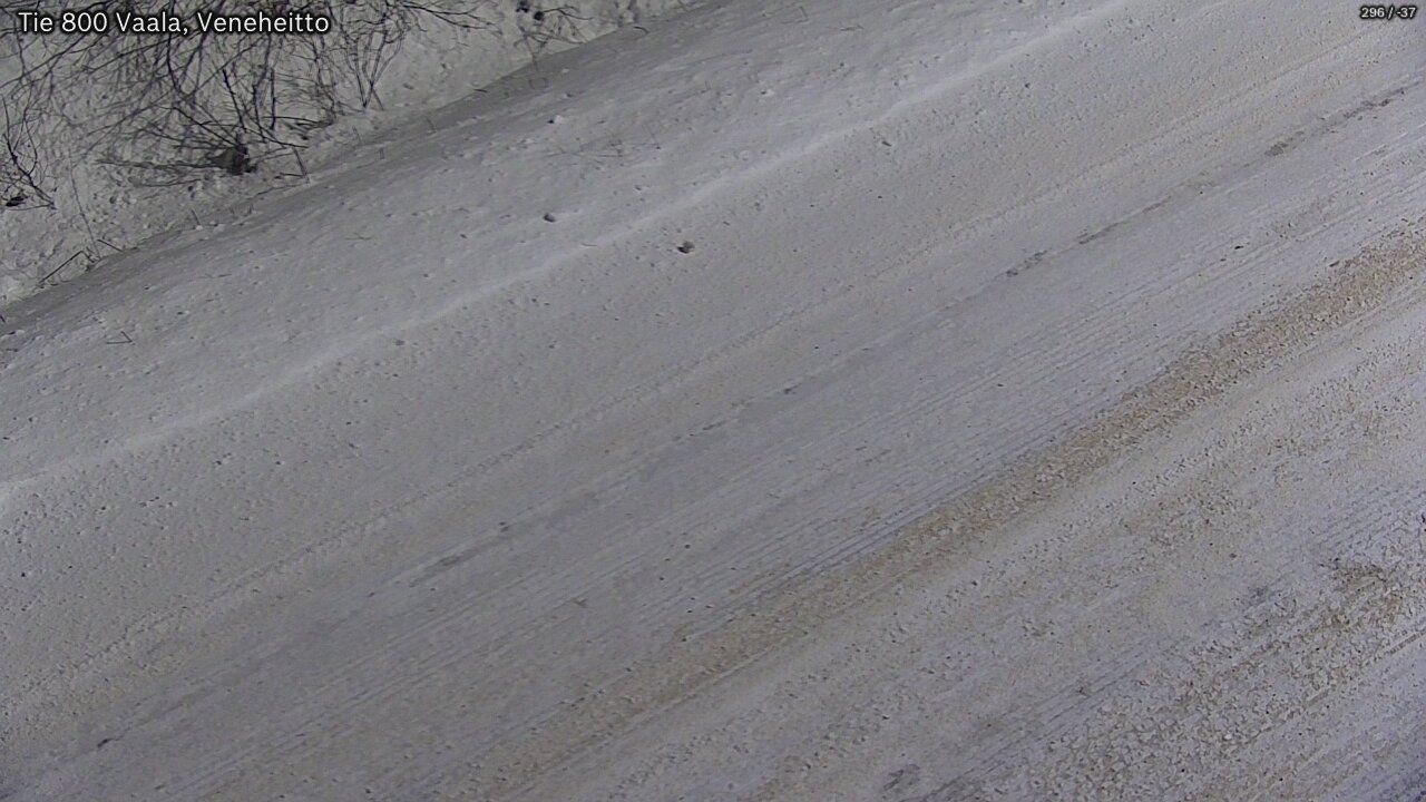 Weather Camera Image Väg 800 Vaala, Veneheitto, Vaala, Pohjois-Pohjanmaa