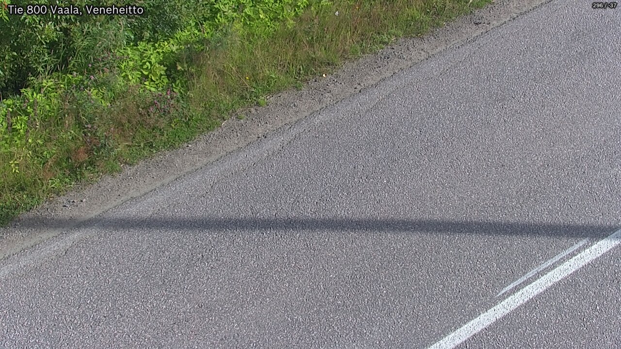 Weather Camera Image Väg 800 Vaala, Veneheitto, Vaala, Pohjois-Pohjanmaa