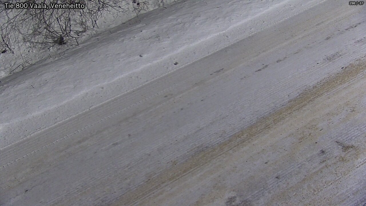 Weather Camera Image Väg 800 Vaala, Veneheitto, Vaala, Pohjois-Pohjanmaa