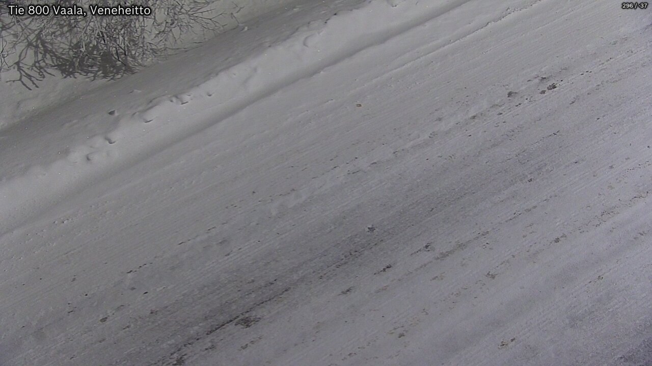 Weather Camera Image Road 800 Vaala, Veneheitto, Vaala, Pohjois-Pohjanmaa