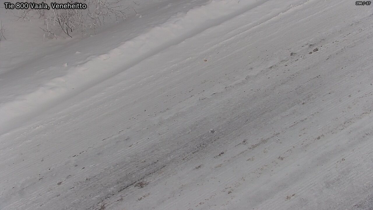 Weather Camera Image Road 800 Vaala, Veneheitto, Vaala, Pohjois-Pohjanmaa