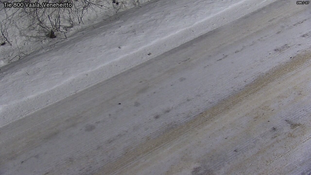 Weather Camera Image Väg 800 Vaala, Veneheitto, Vaala, Pohjois-Pohjanmaa