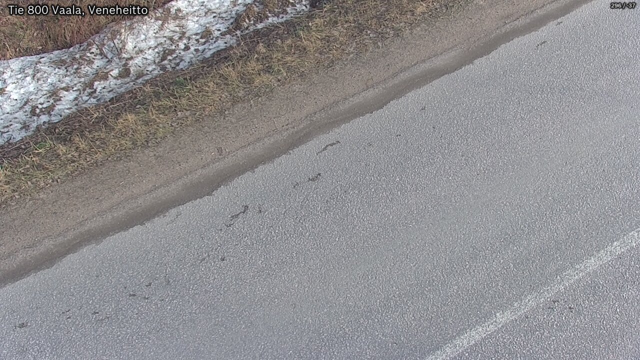 Weather Camera Image Road 800 Vaala, Veneheitto, Vaala, Pohjois-Pohjanmaa