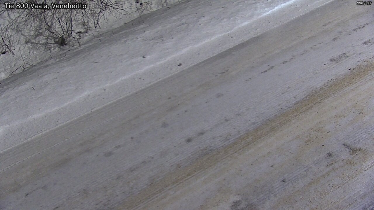 Weather Camera Image Väg 800 Vaala, Veneheitto, Vaala, Pohjois-Pohjanmaa