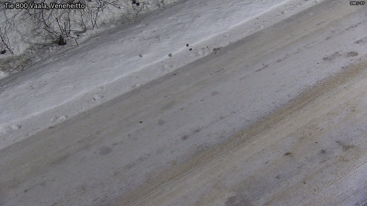 Weather Camera Image Väg 800 Vaala, Veneheitto, Vaala, Pohjois-Pohjanmaa