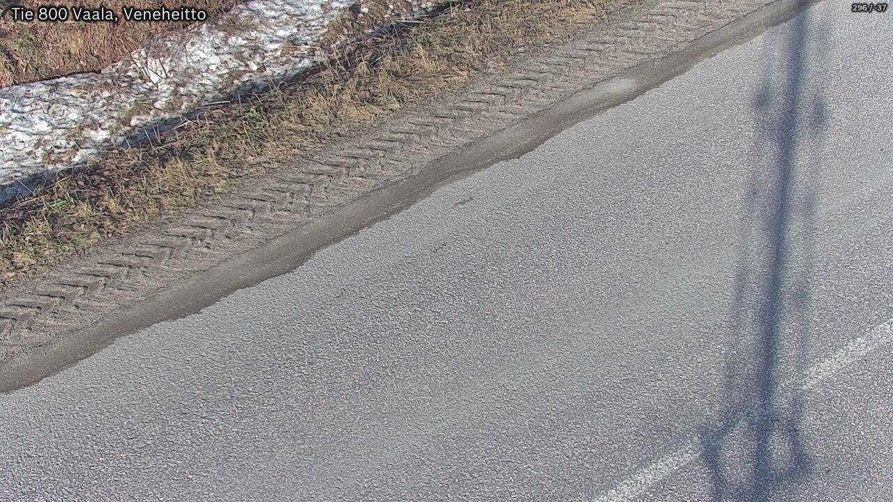 Weather Camera Image Väg 800 Vaala, Veneheitto, Vaala, Pohjois-Pohjanmaa