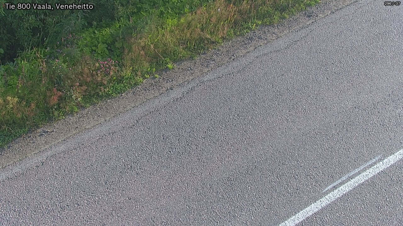 Weather Camera Image Väg 800 Vaala, Veneheitto, Vaala, Pohjois-Pohjanmaa
