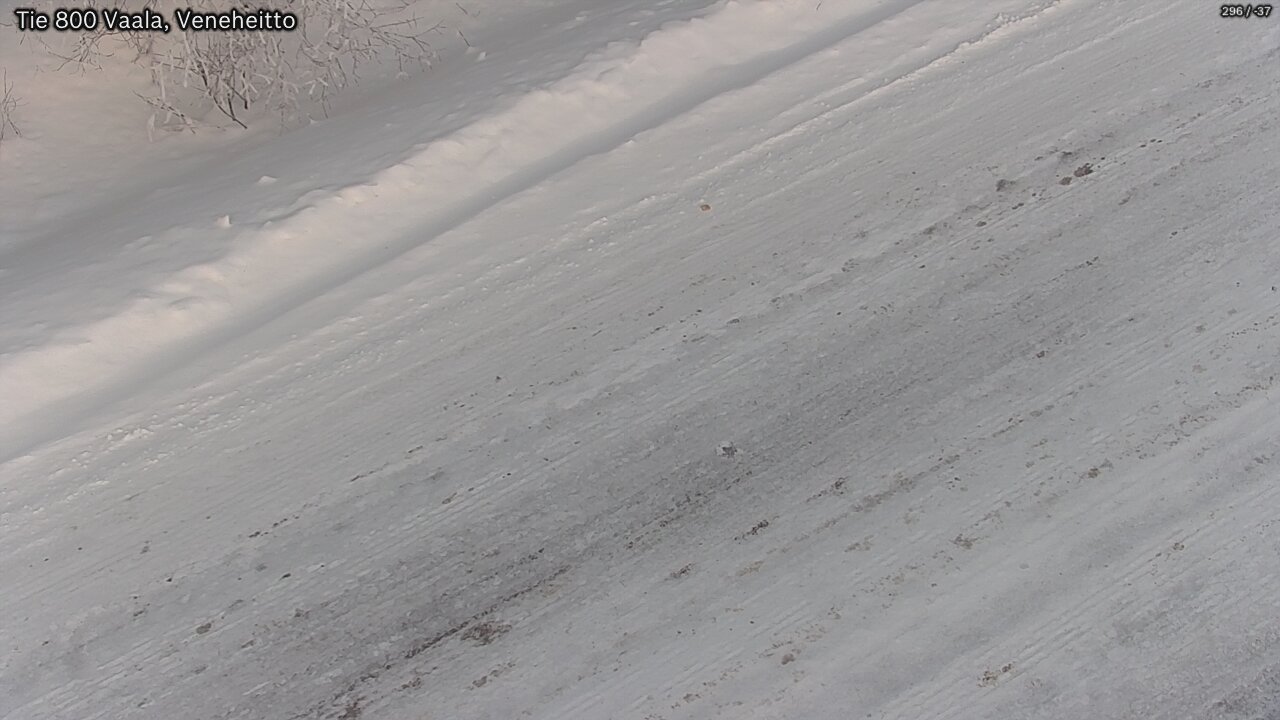 Weather Camera Image Road 800 Vaala, Veneheitto, Vaala, Pohjois-Pohjanmaa