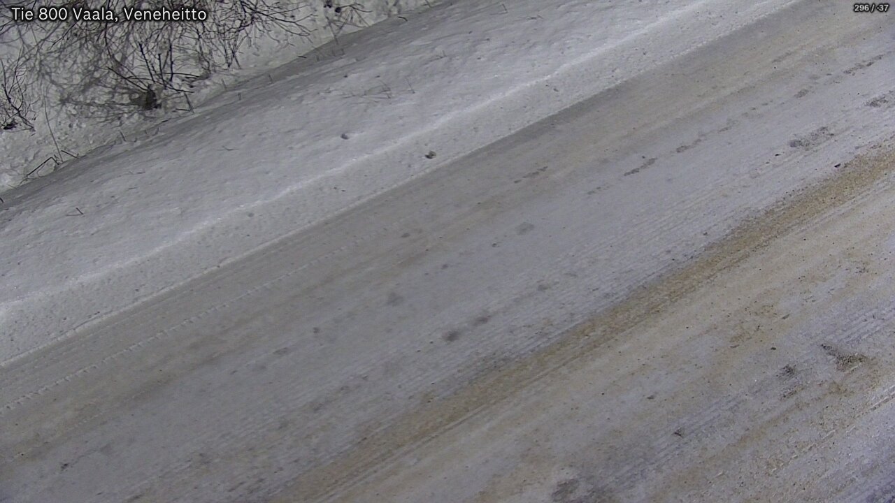 Weather Camera Image Väg 800 Vaala, Veneheitto, Vaala, Pohjois-Pohjanmaa