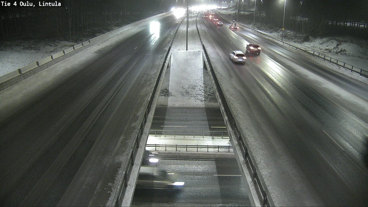 Weather Camera Image Road 4 Oulu, Lintula, Oulu, Pohjois-Pohjanmaa