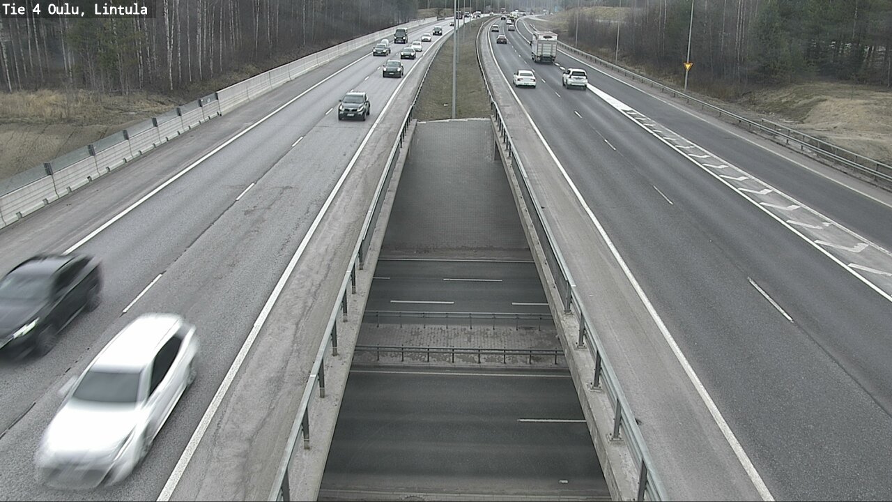 Weather Camera Image Road 4 Oulu, Lintula, Oulu, Pohjois-Pohjanmaa