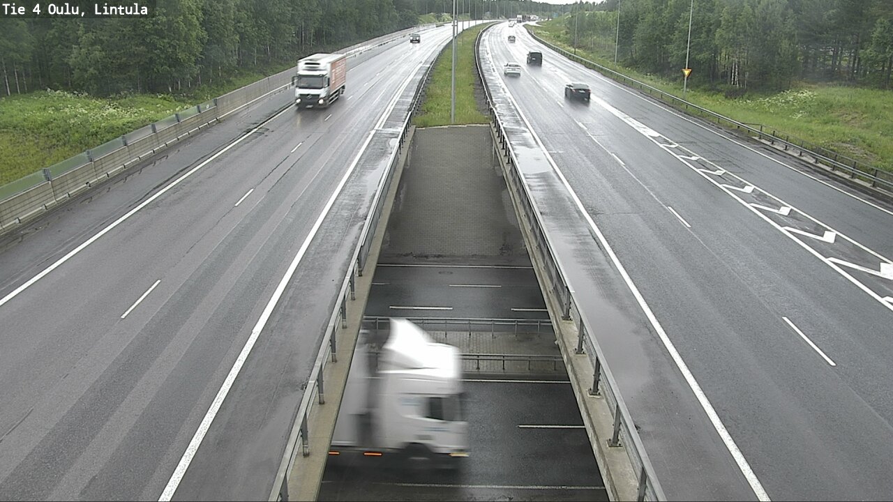Weather Camera Image Road 4 Oulu, Lintula, Oulu, Pohjois-Pohjanmaa