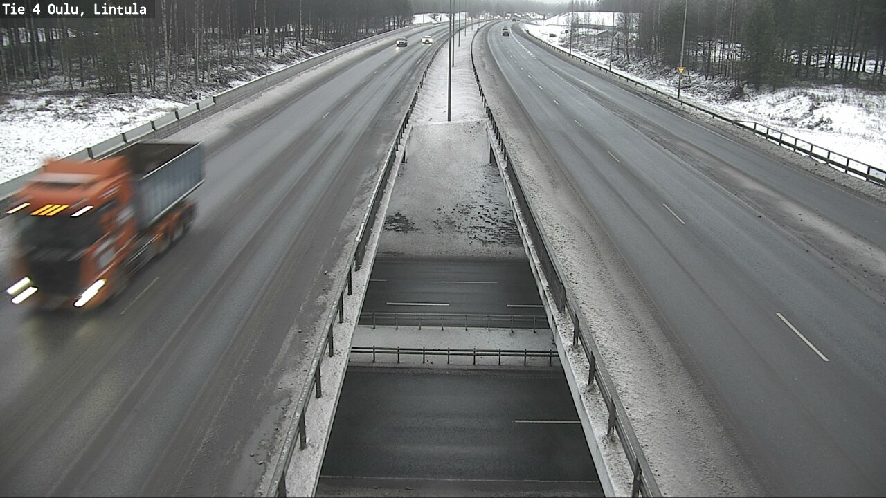 Weather Camera Image Road 4 Oulu, Lintula, Oulu, Pohjois-Pohjanmaa
