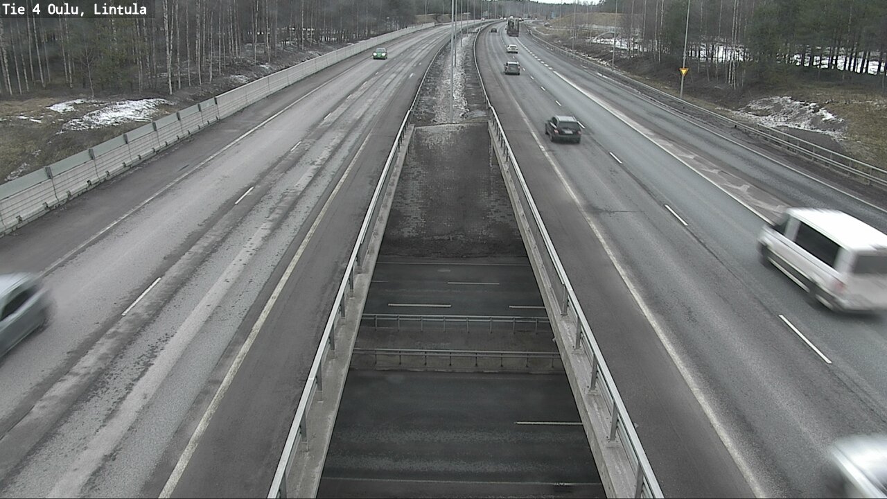Weather Camera Image Road 4 Oulu, Lintula, Oulu, Pohjois-Pohjanmaa