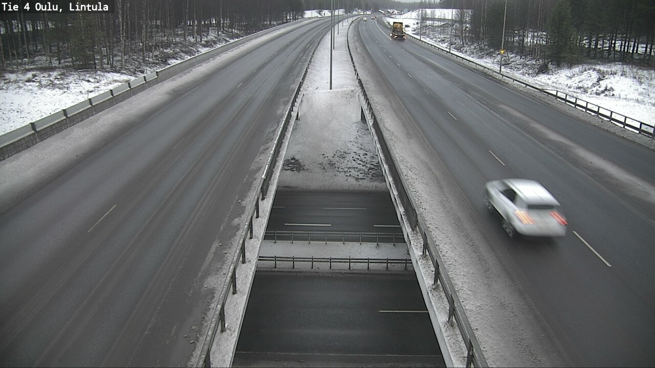 Weather Camera Image Road 4 Oulu, Lintula, Oulu, Pohjois-Pohjanmaa