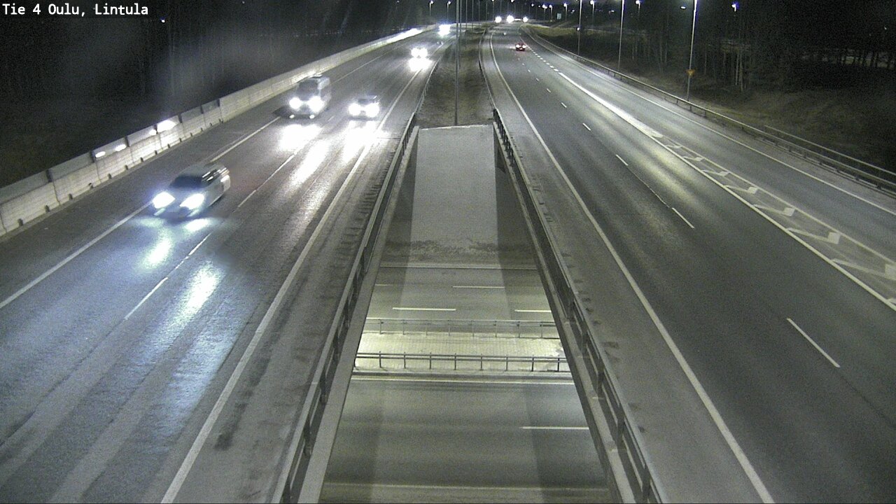 Weather Camera Image Road 4 Oulu, Lintula, Oulu, Pohjois-Pohjanmaa
