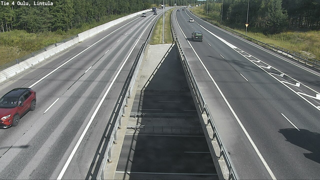 Weather Camera Image Road 4 Oulu, Lintula, Oulu, Pohjois-Pohjanmaa
