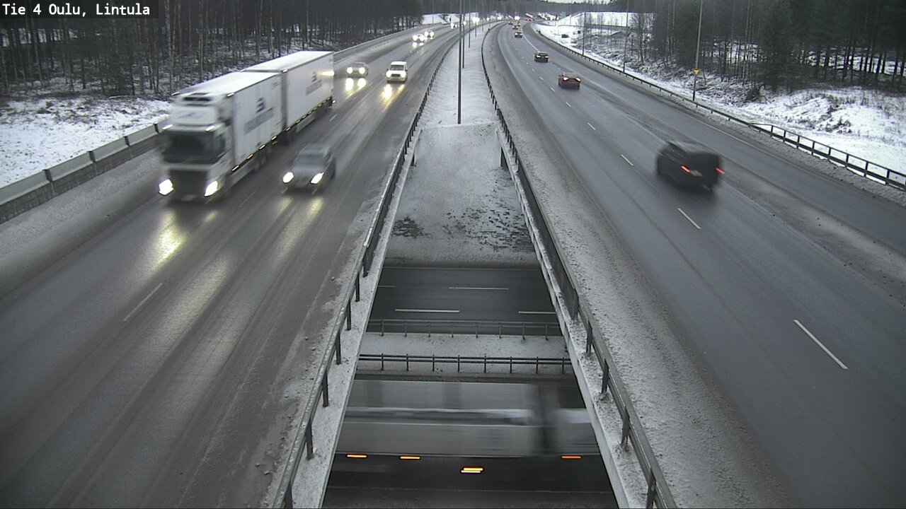 Weather Camera Image Road 4 Oulu, Lintula, Oulu, Pohjois-Pohjanmaa