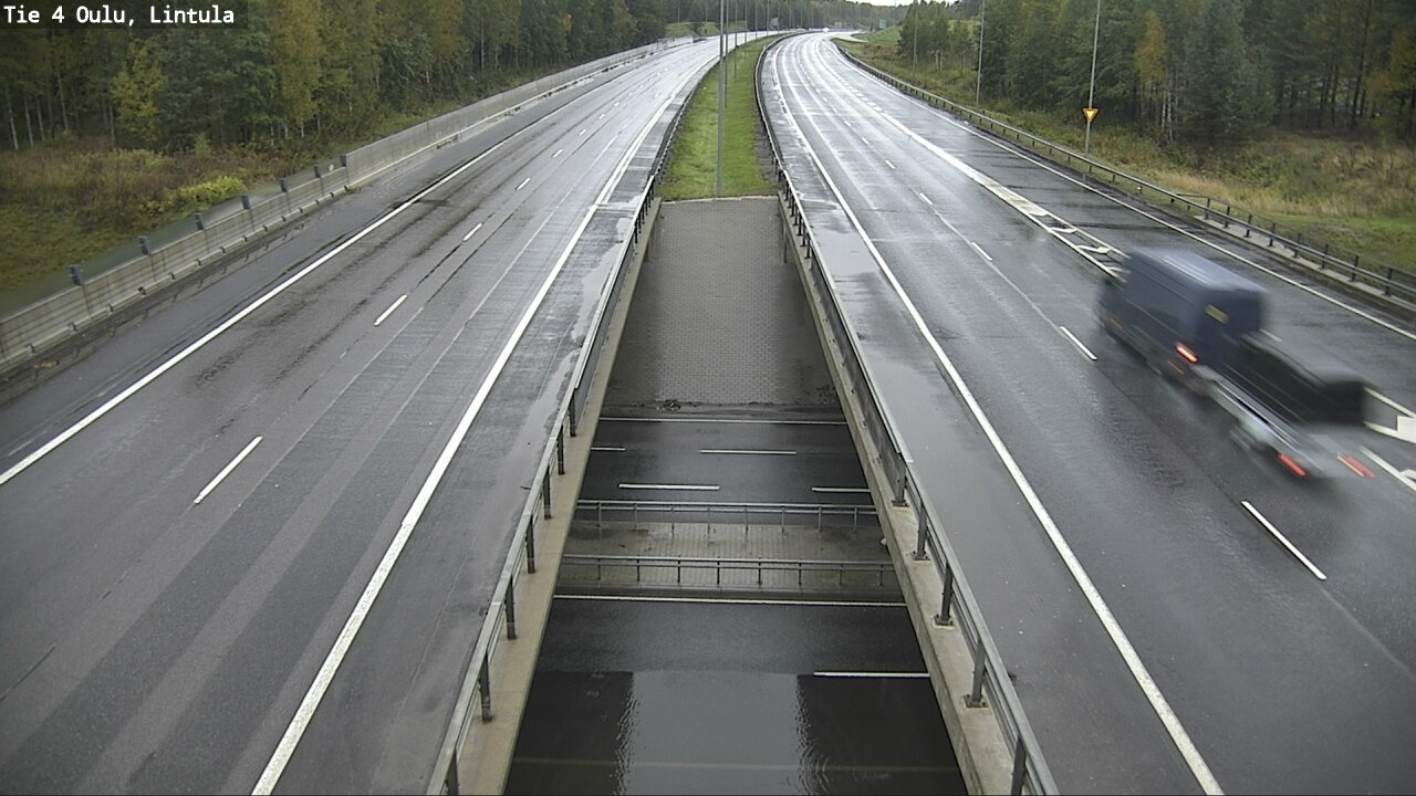 Weather Camera Image Road 4 Oulu, Lintula, Oulu, Pohjois-Pohjanmaa